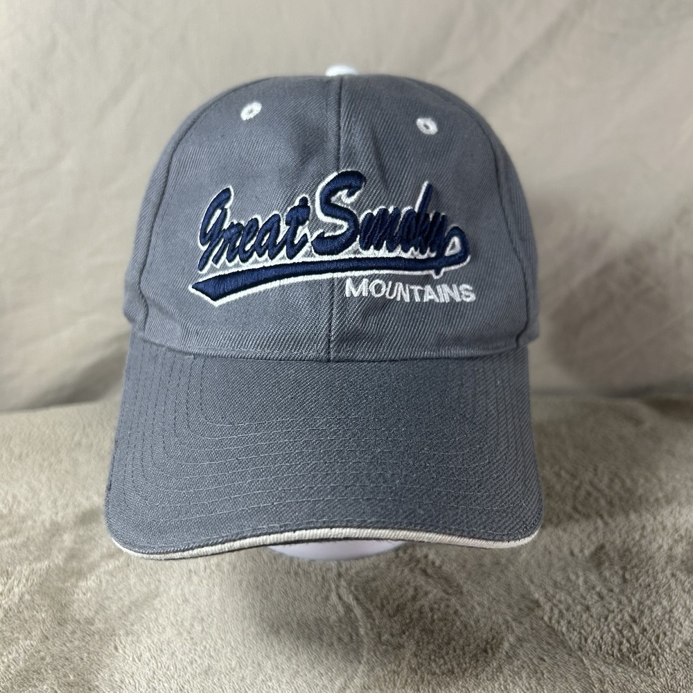 Great Smoky Mountains Baseball Cap City Hunter Grey Souvenir‎ Hat Adjustable